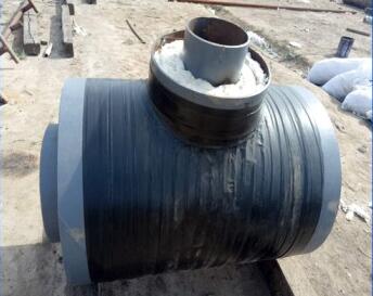 外熱塑帶內硅酸鋁鋼套鋼保溫三通